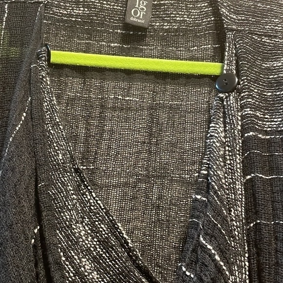 IGOR Dobranic Delicate Knitwear Criss Cross Sweater Tunic Asymmetrical Luscious - Picture 2 of 14